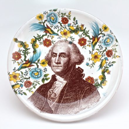 P539: Main image for George Washington Salad Plate made by Justin Rothshank